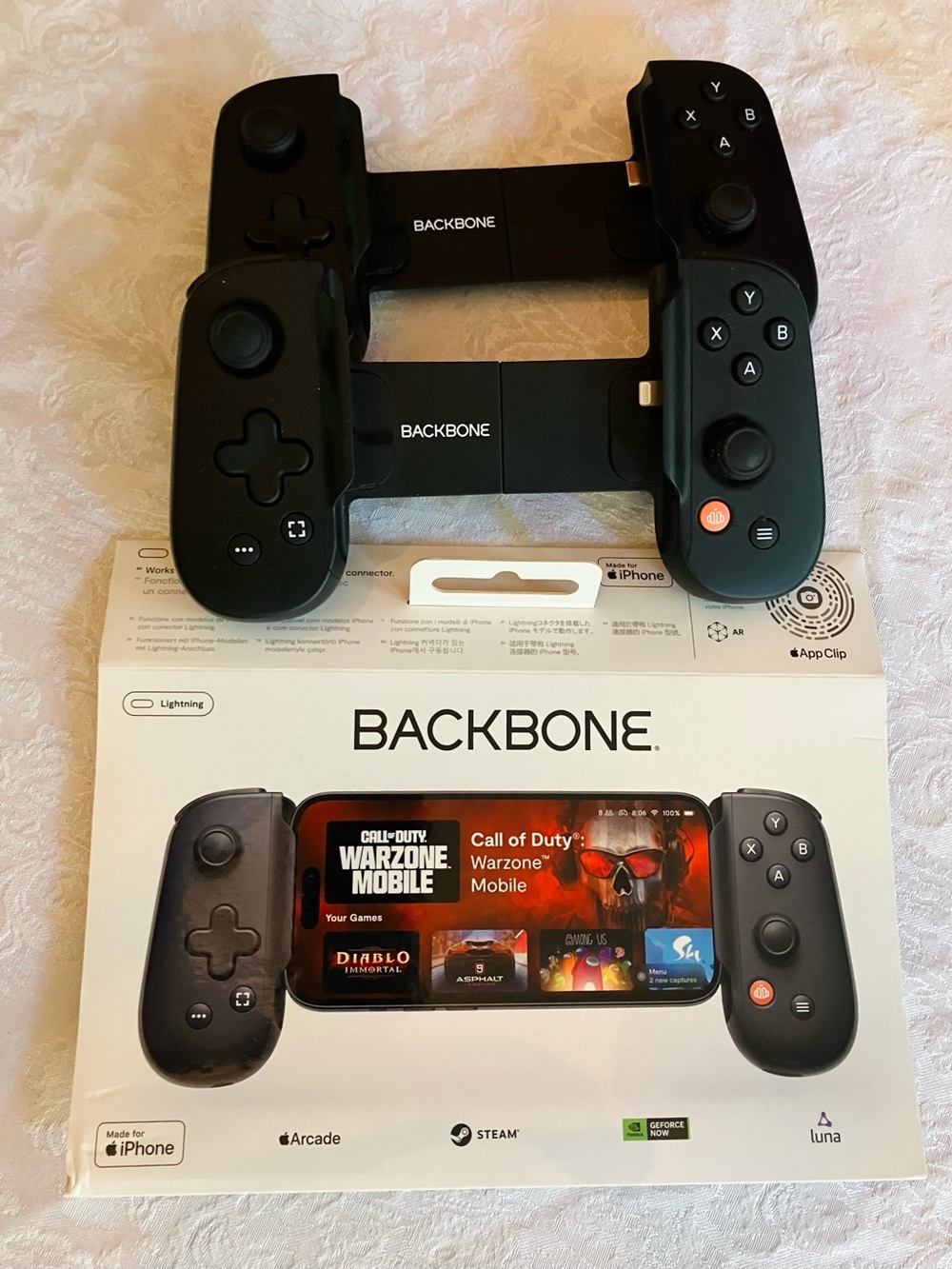 Two Backbone Mobile Gaming Controllers, Plug Into IPhone And Android, See Video